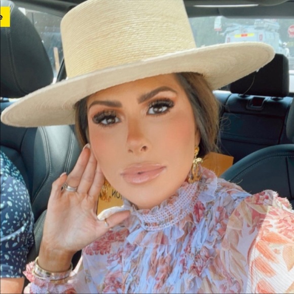 Anthropologie Accessories - ASN Anthropologie straw boater hat NWT